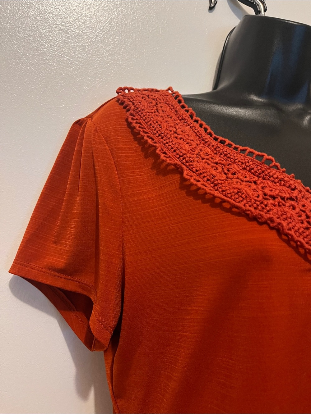 East 5th Sleeveless Rust-Red Shell Top - Picture 5 of 7